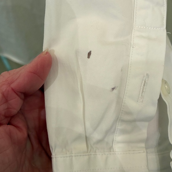 Ann Mashburn white button down shirt - Picture 10 of 10